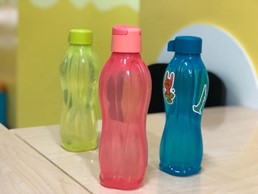 3 plastic bottles