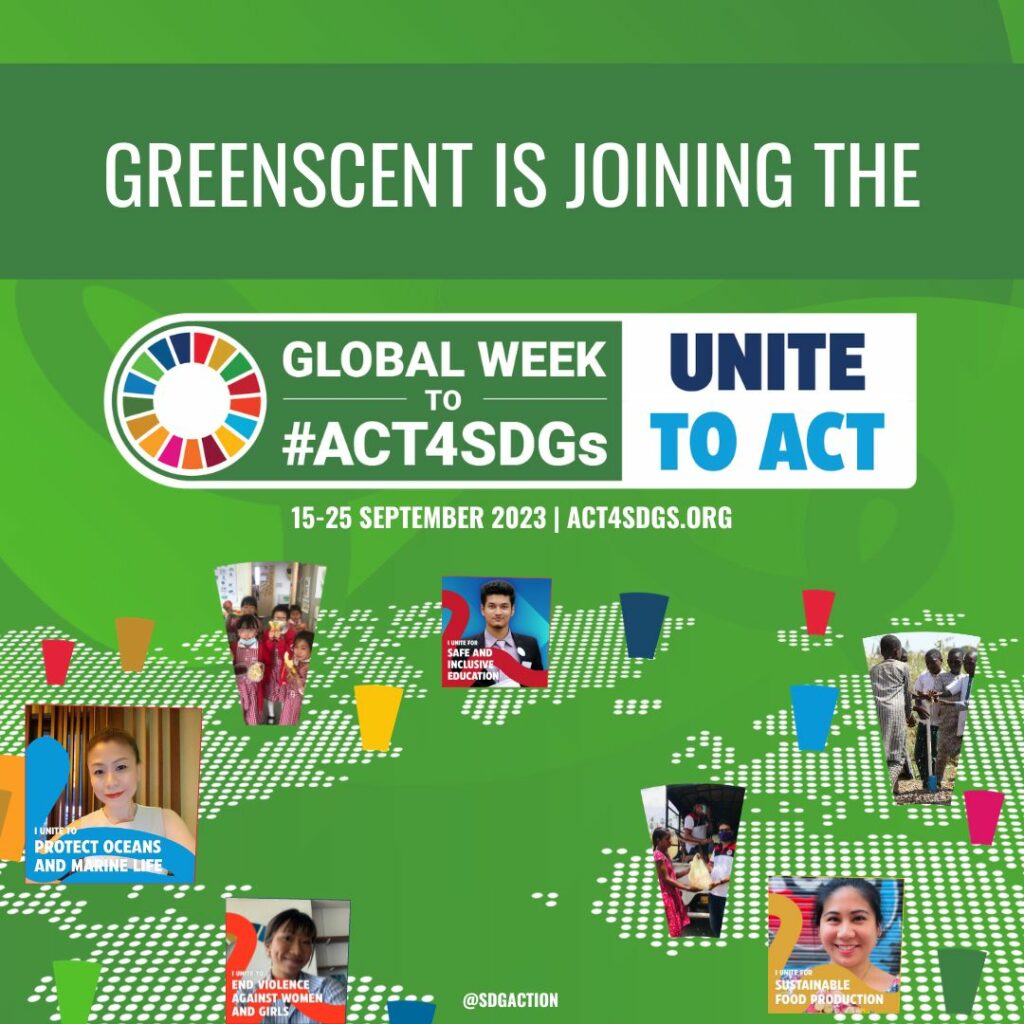 GLobal week for SDGs flyer